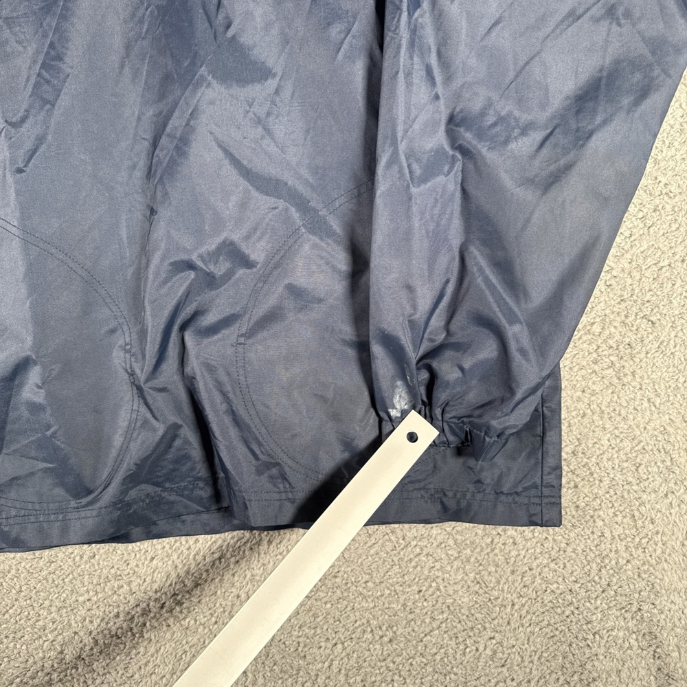 Nike Windbreaker Jacket Mens Med Half Zip Back Swoosh White Tag Read - Picture 2 of 15